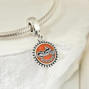 Pandora Sturgis Motorcycle Dangle S925 Silver Charm